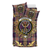 Carnegie 01 Tartan Crest Bedding Set - Golden Thistle Style